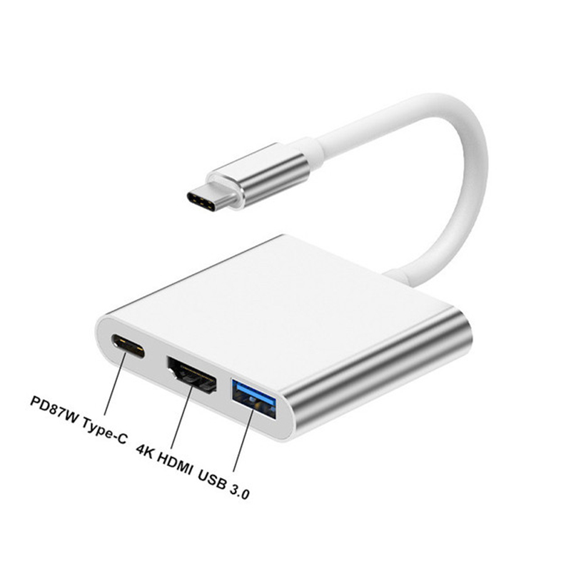 Hub USB Type C 3 en 1 vers HDM - Tablet Pc Accessories avis et prix