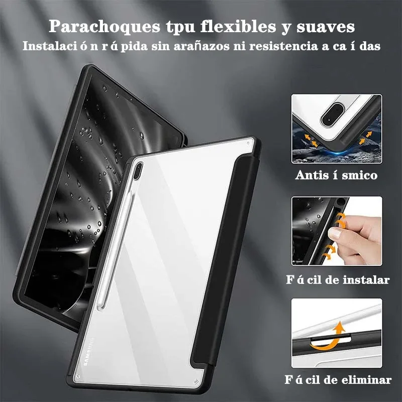 Étui Tabet en acrylique pour S - Samsung Tablet S9 Accessories avis et prix