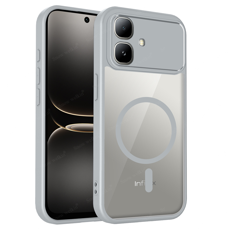 Coque en silicone transparente - Magnetic Case Smart avis et prix
