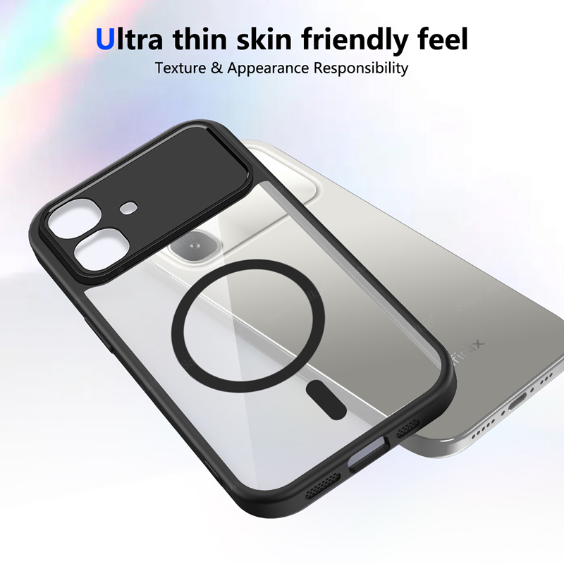Coque en silicone transparente - Magnetic Case Smart avis et prix