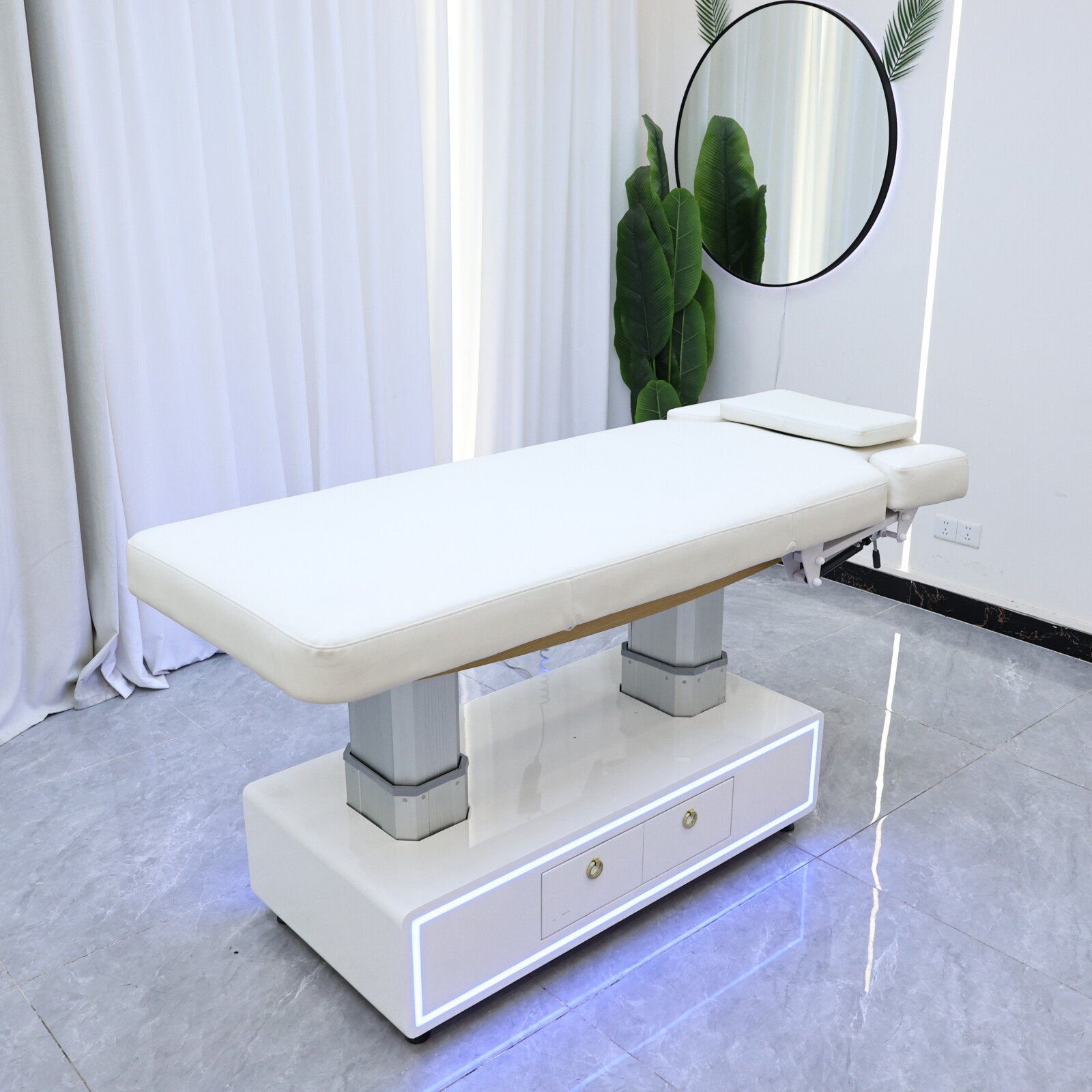 Table de soin électrique blanc - Massage Table Accessories Uk avis et prix