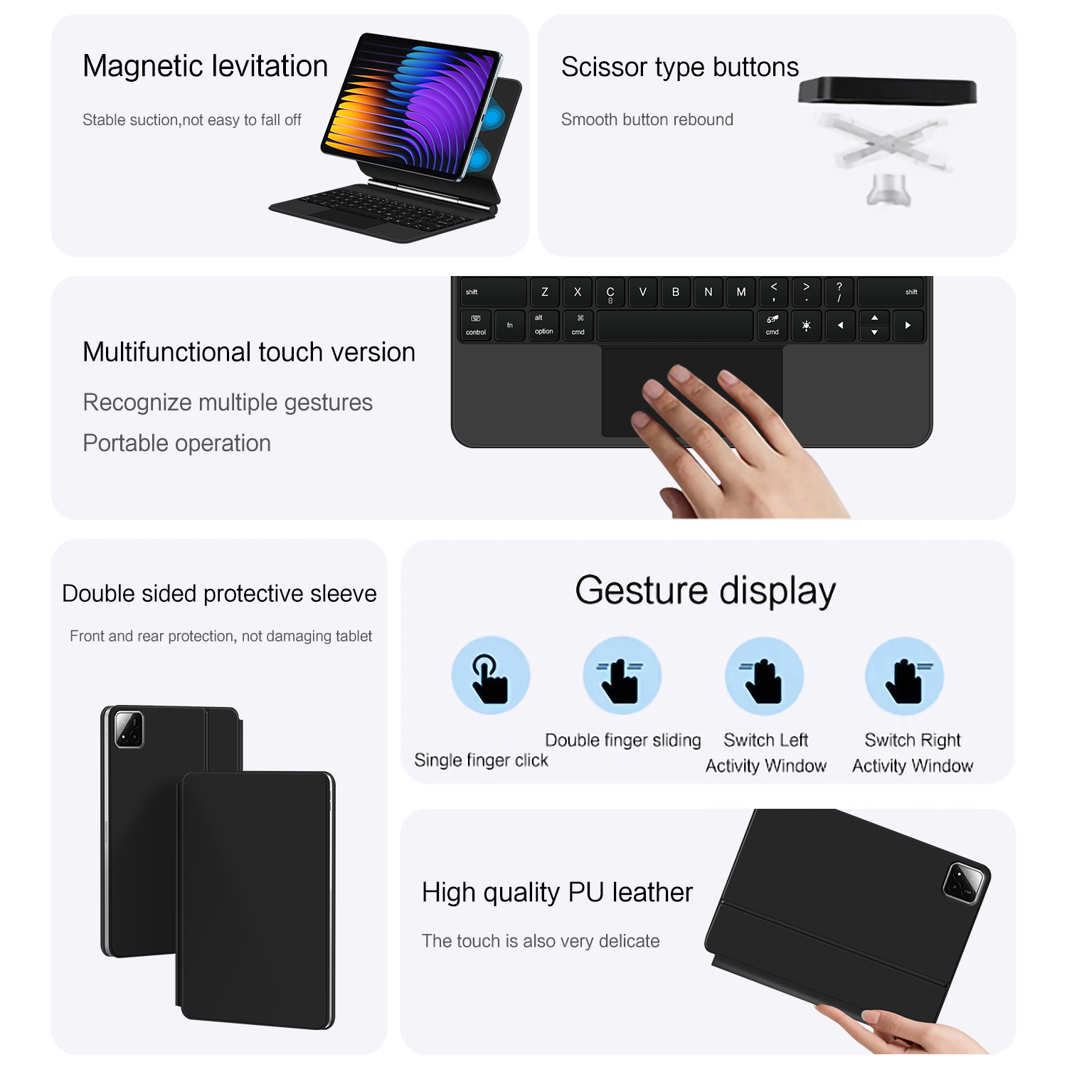 Clavier magique pour Xiaomi Pa - Magnetic Case Smart avis et prix