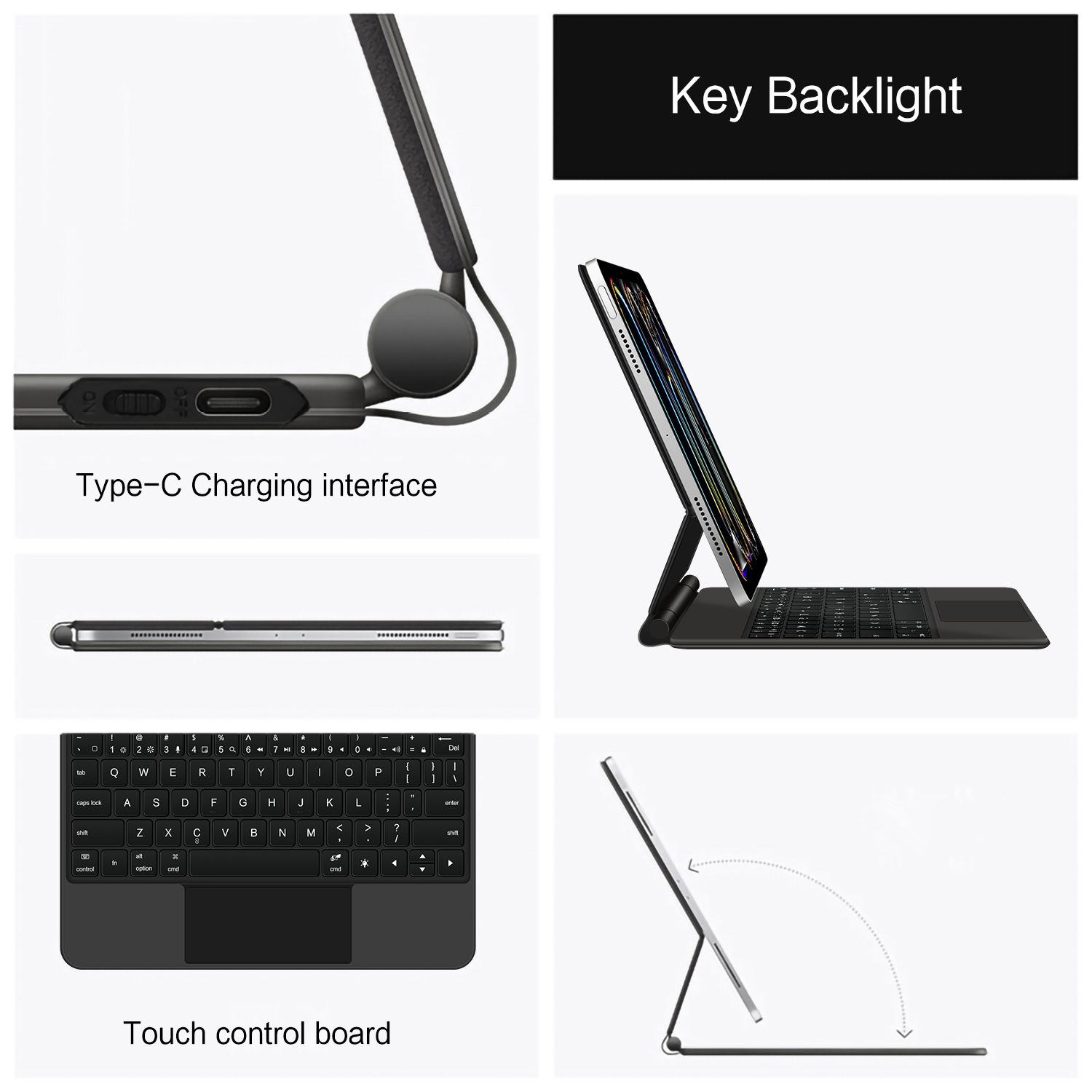 AJIUYU étui à clavier magique  - Magnetic Case Smart avis et prix